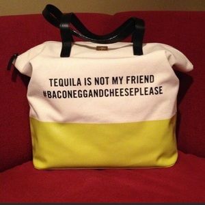 “Tequlia is Not My Friend” tote